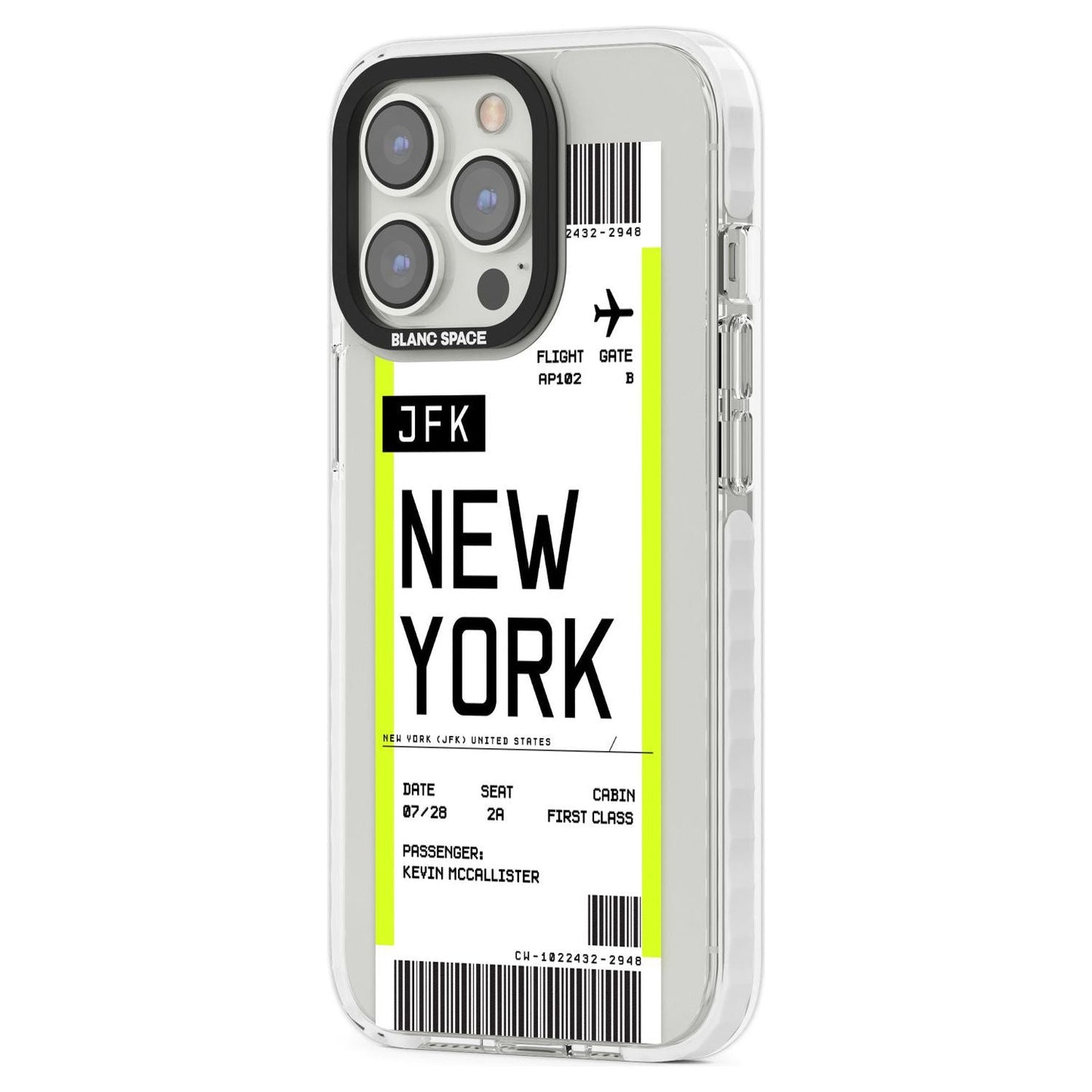 Personalised New York Boarding Pass