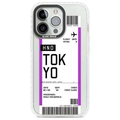 Personalised Tokyo Boarding Pass