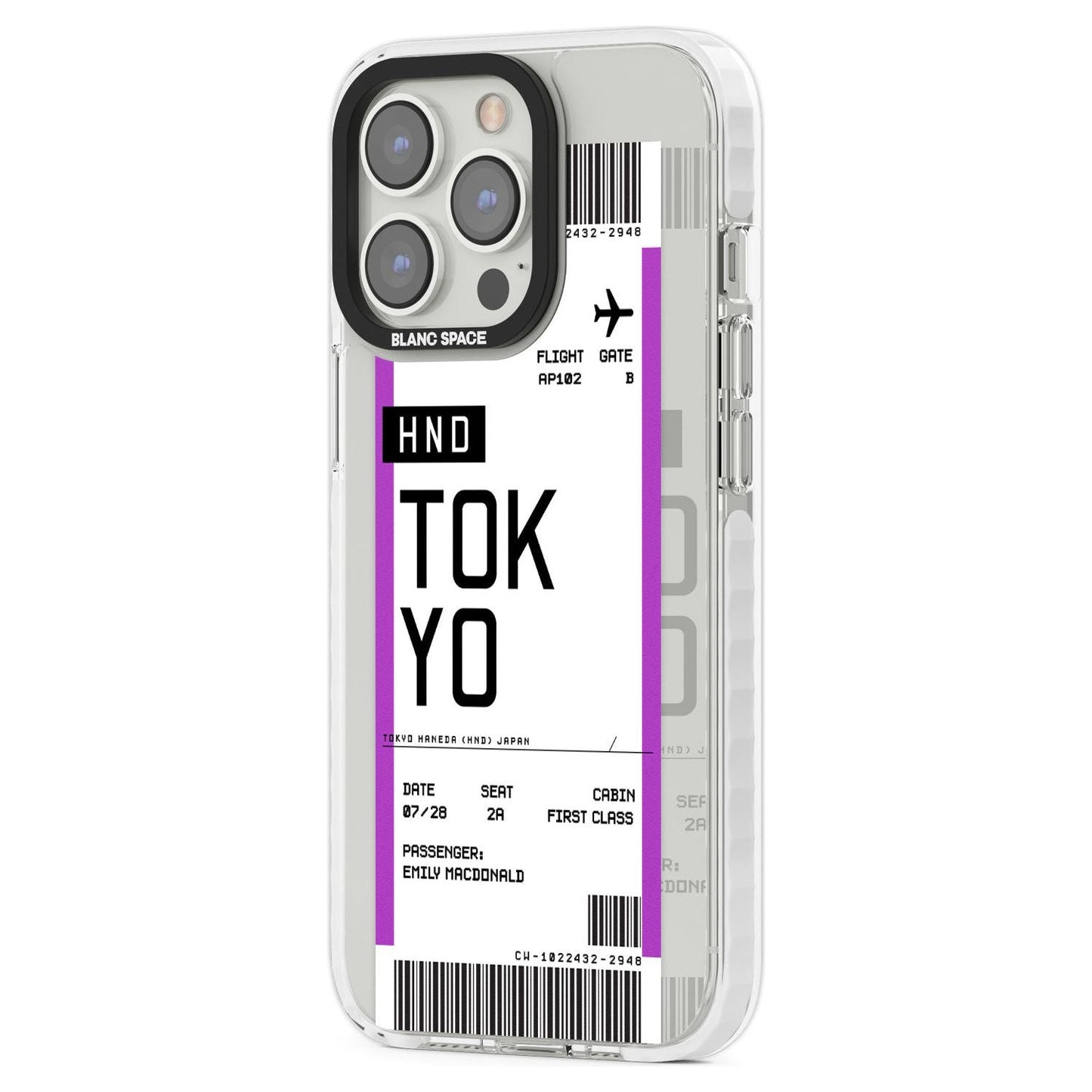 Personalised Tokyo Boarding Pass