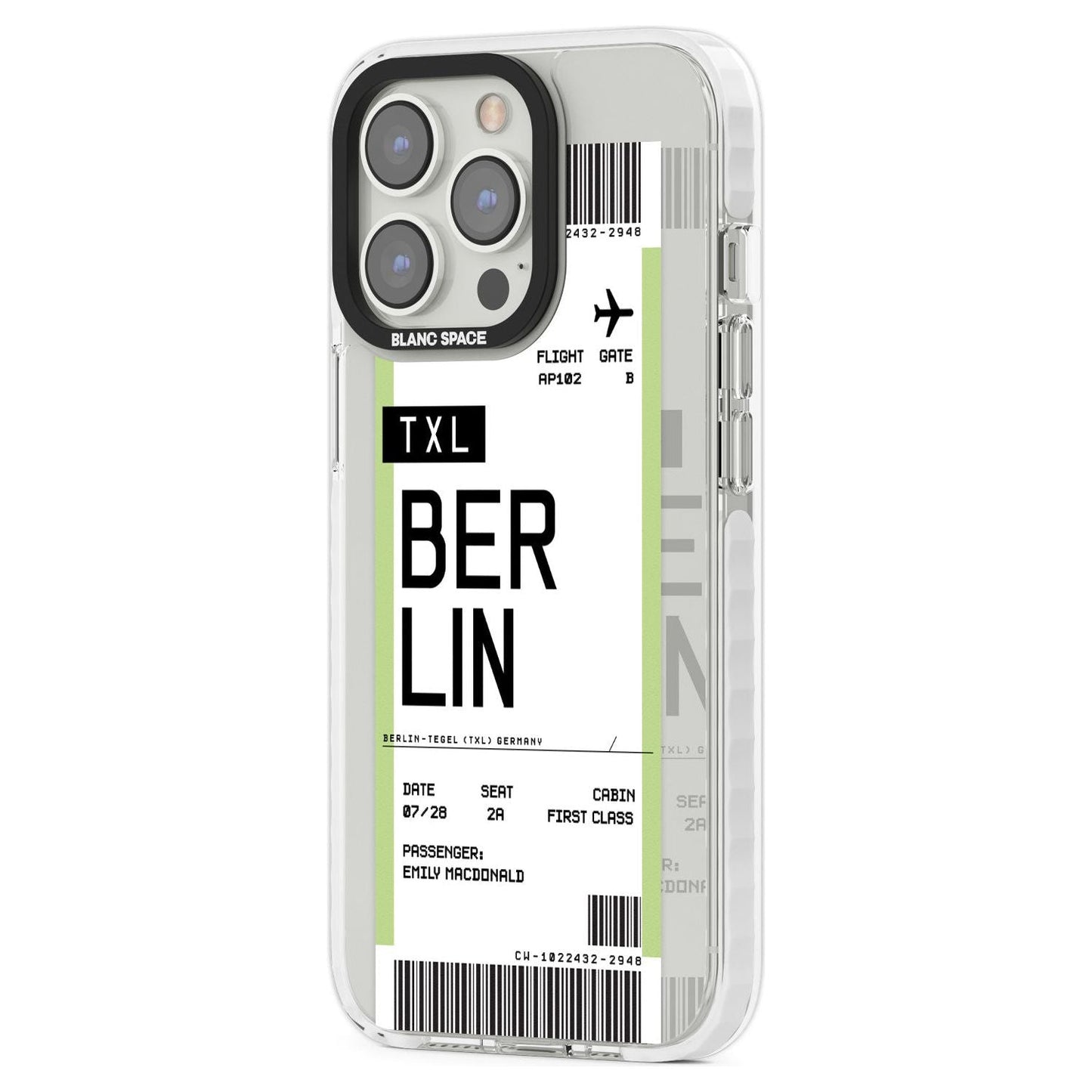 Personalised Berlin Boarding Pass