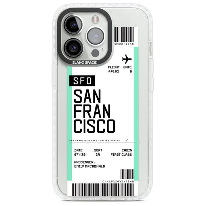 Personalised San Francisco Boarding Pass