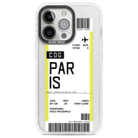 Personalised Paris Boarding Pass