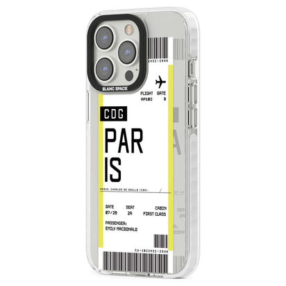 Personalised Paris Boarding Pass