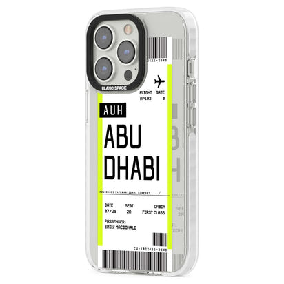 Personalised Abu Dhabi Boarding Pass