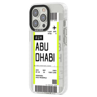 Personalised Abu Dhabi Boarding Pass