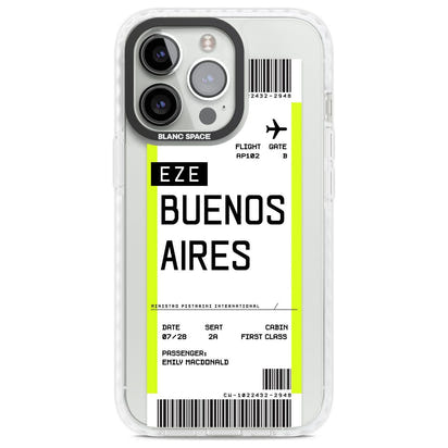 Personalised Buenos Aires Boarding Pass