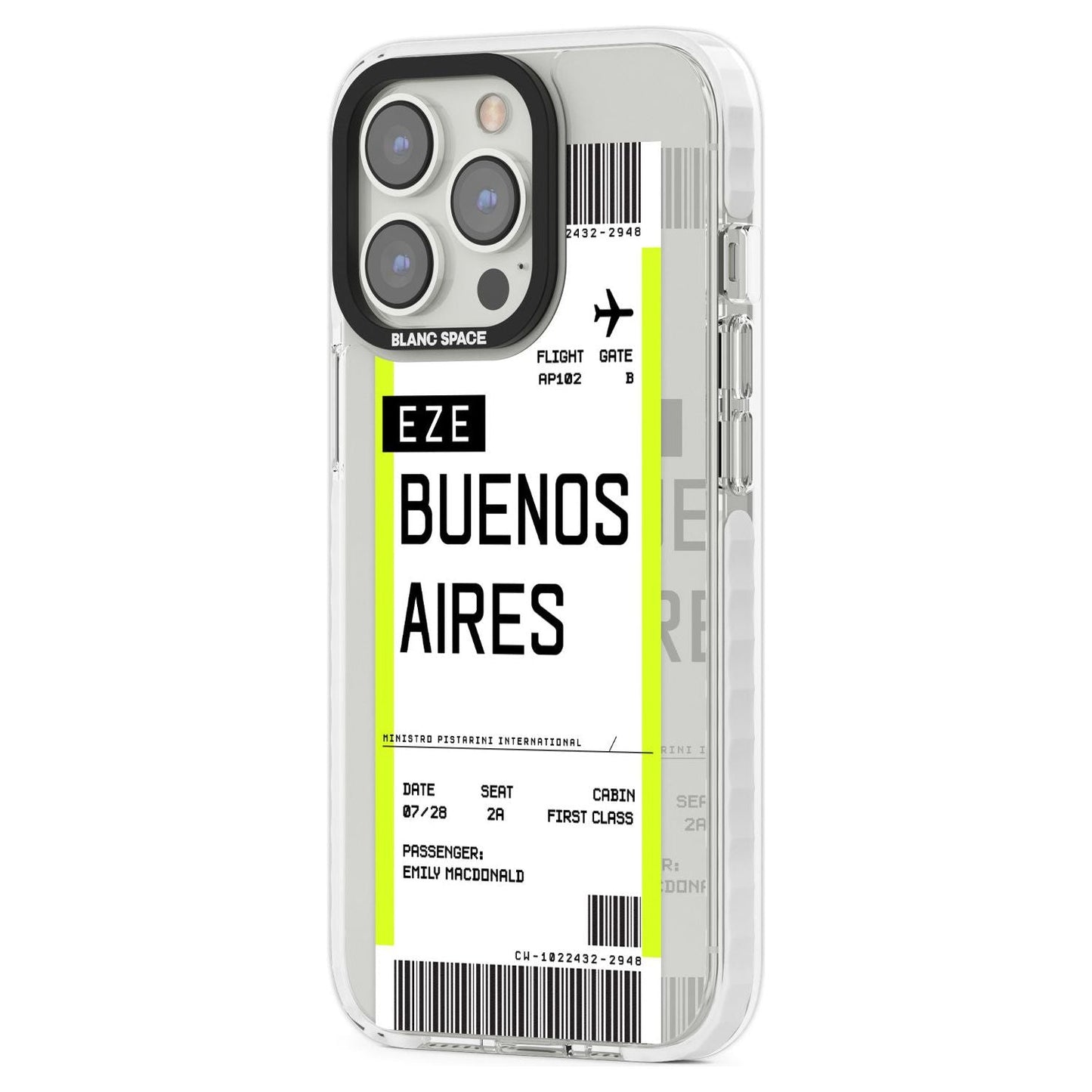 Personalised Buenos Aires Boarding Pass