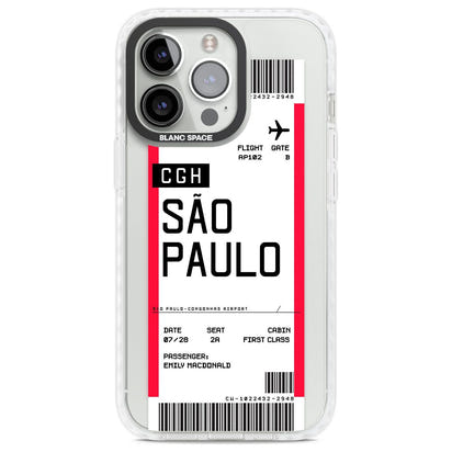 Personalisierte Bordkarte für São Paulo