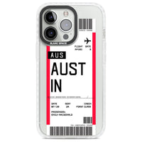 Personalised Austin Boarding Pass
