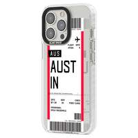Personalised Austin Boarding Pass