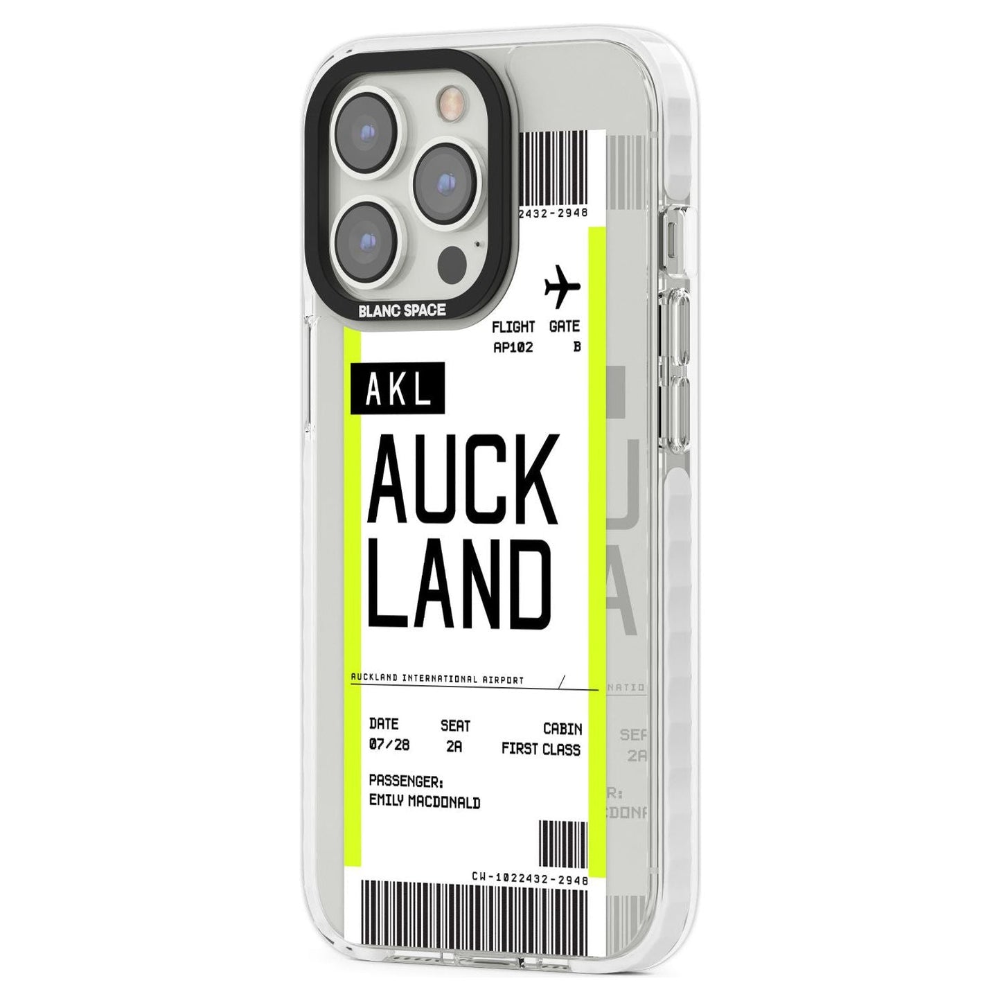 Personalised Auckland Boarding Pass