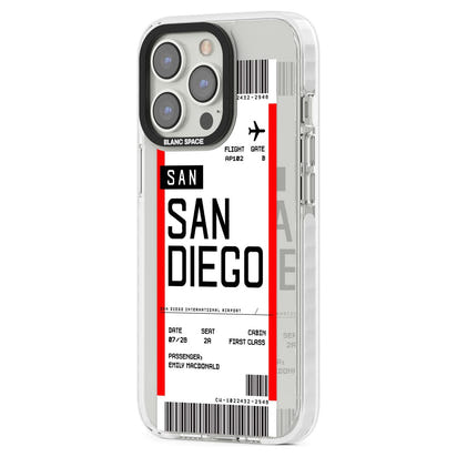Personalised San Diego Boarding Pass