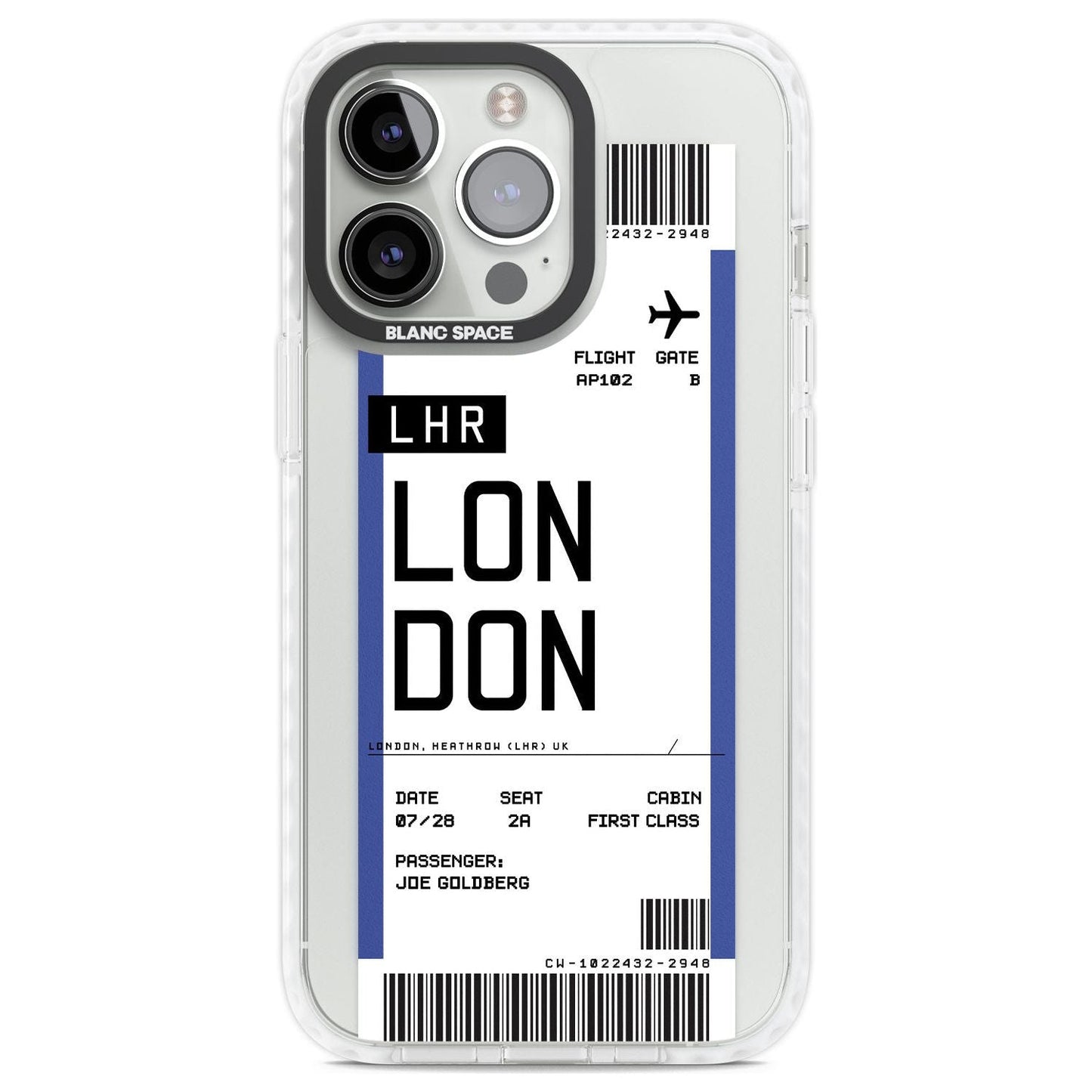 Personalised London Boarding Pass