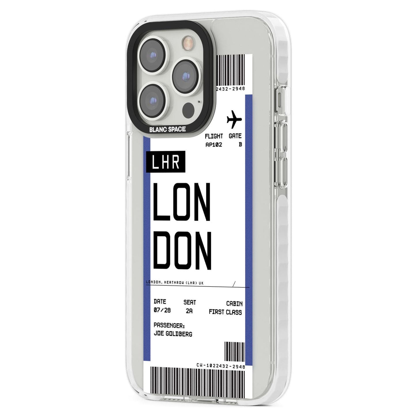 Personalised London Boarding Pass