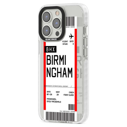 Personalised Birmingham Boarding Pass