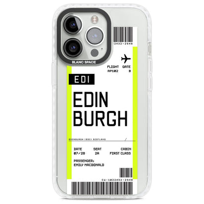Personalised Edinburgh Boarding Pass
