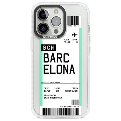 Personalised Barcelona Boarding Pass