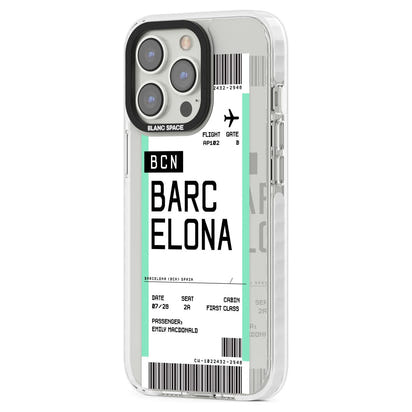 Personalised Barcelona Boarding Pass