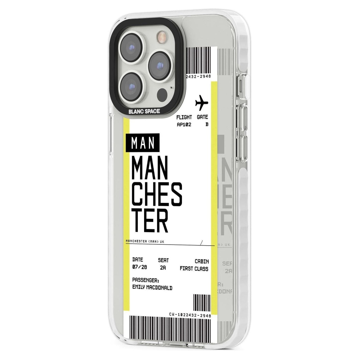 Personalised Manchester Boarding Pass