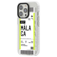 Personalised Málaga Boarding Pass