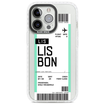 Personalised Lisbon Boarding Pass