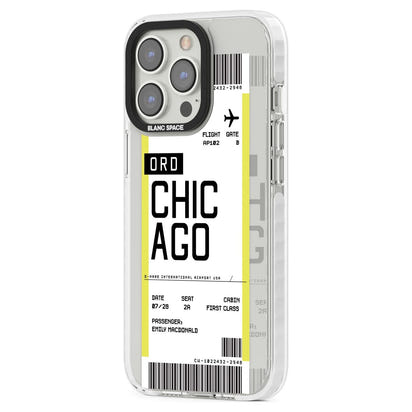 Personalised Chicago Boarding Pass