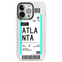 Personalisierte Atlanta-Bordkarte