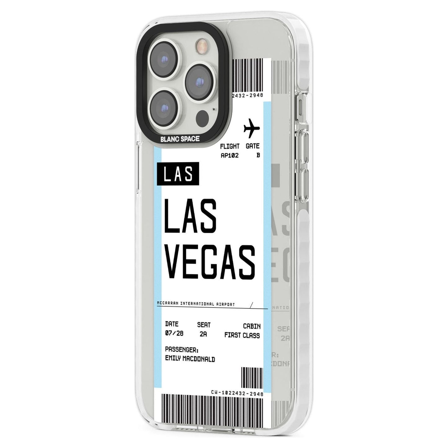 Personalised Las Vegas Boarding Pass