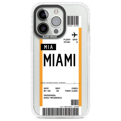 Personalised Miami Boarding Pass