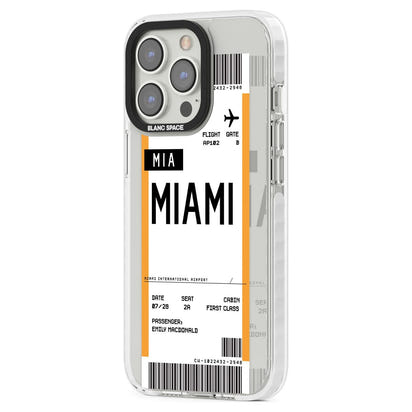 Personalised Miami Boarding Pass