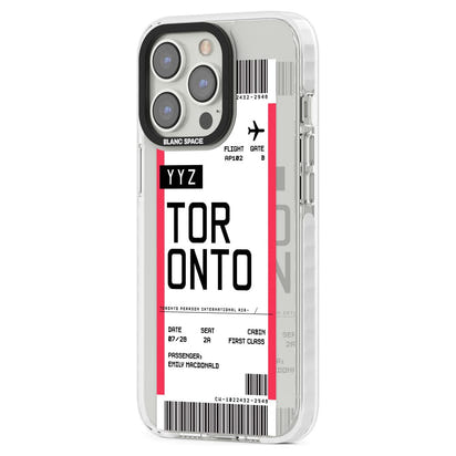 Personalised Toronto Boarding Pass
