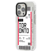 Personalised Toronto Boarding Pass