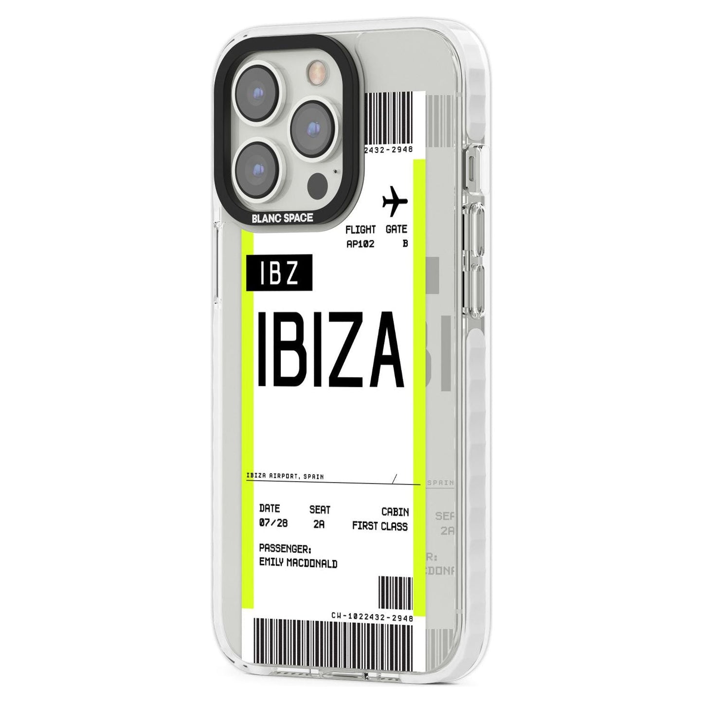 Personalised Ibiza Boarding Pass