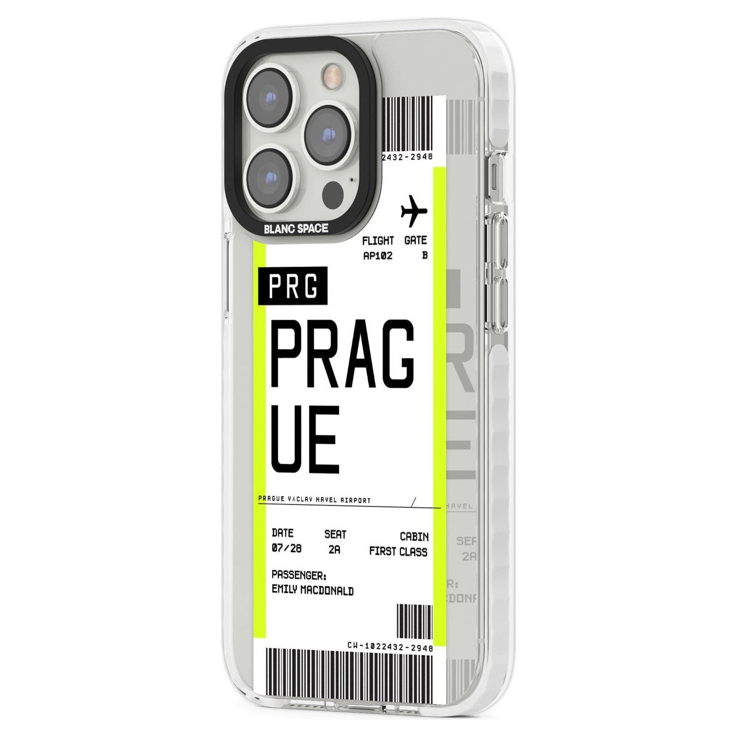 Personalised Prague Boarding Pass