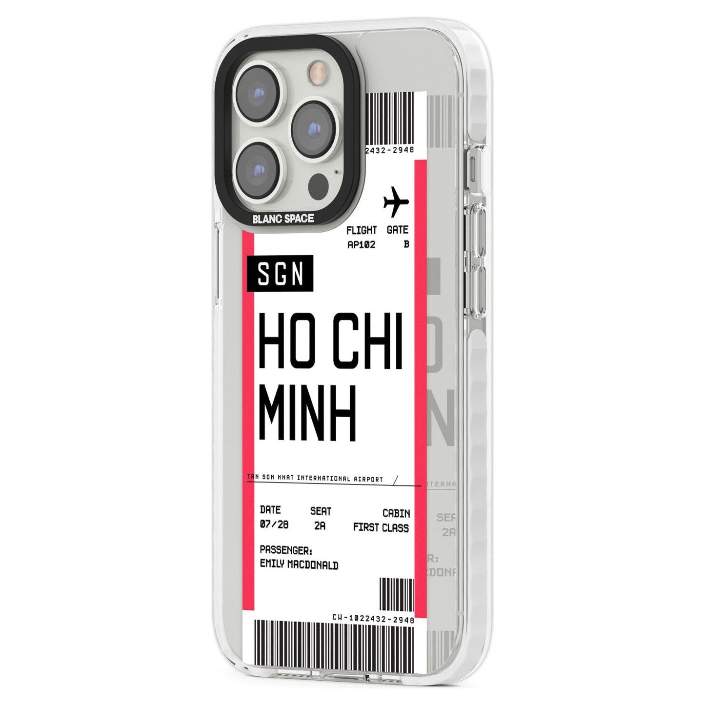 Personalised Ho Chi Minh Boarding Pass