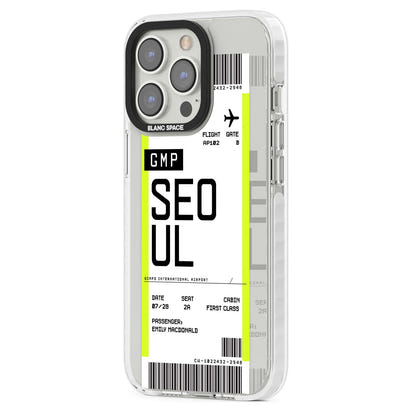 Personalised Seoul Boarding Pass