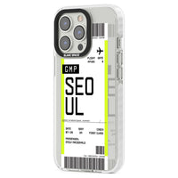 Personalised Seoul Boarding Pass