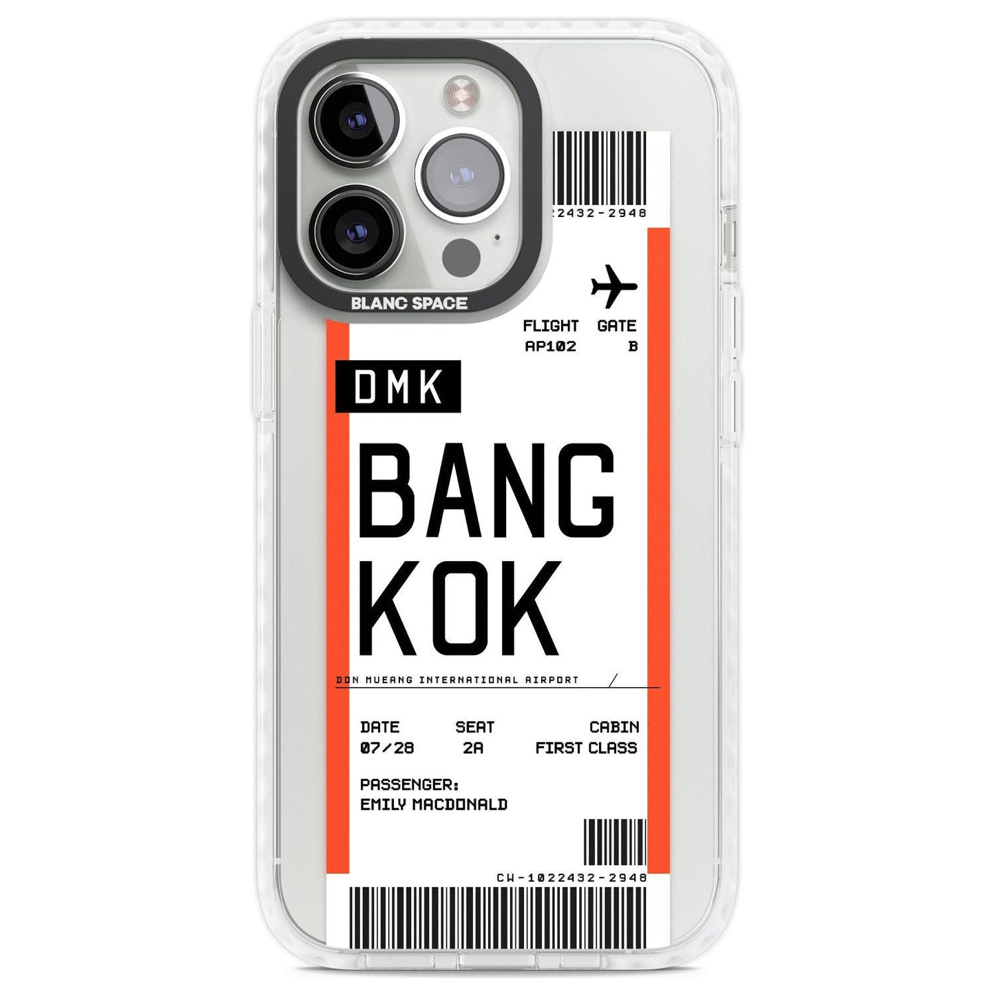 Personalised Bangkok Boarding Pass