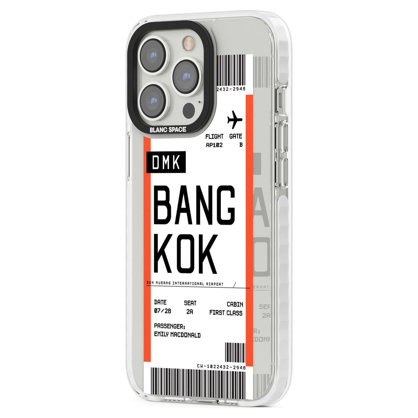 Personalised Bangkok Boarding Pass