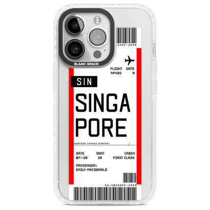 Personalised Singapore Boarding Pass