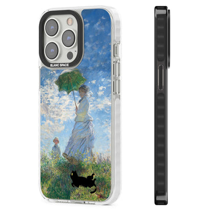 Cat with Monet's Parasol Lady