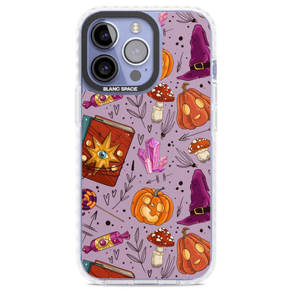 Witchy Cartoon Halloween Pattern