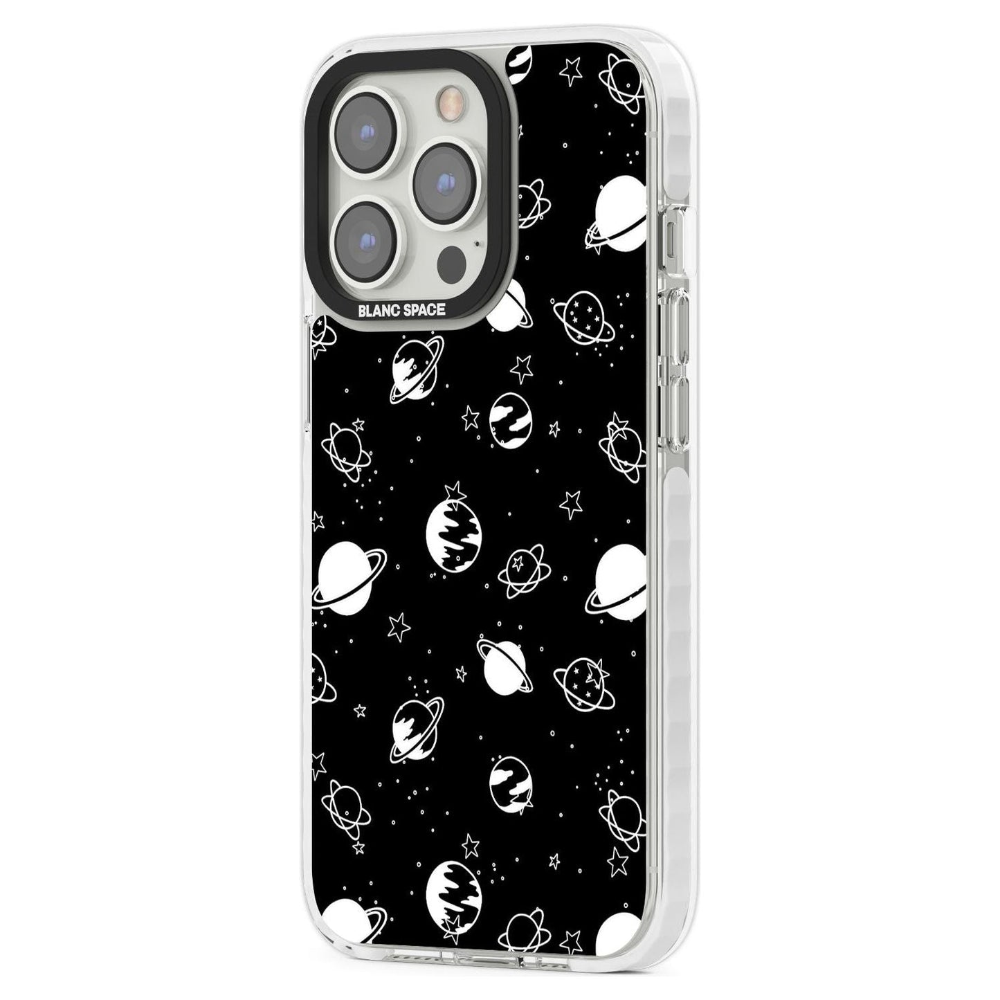 White Planets On Black