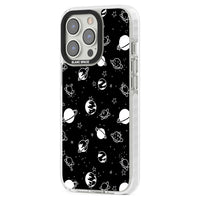 White Planets On Black