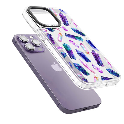 Iridescent Prism Crystals