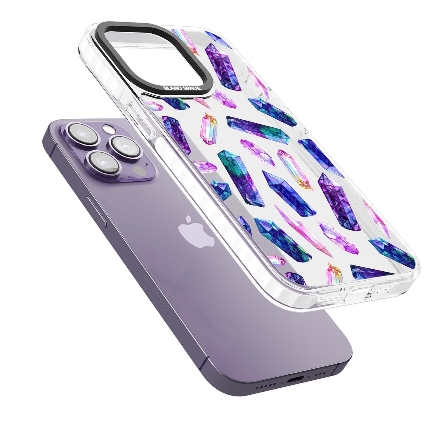 Iridescent Prism Crystals