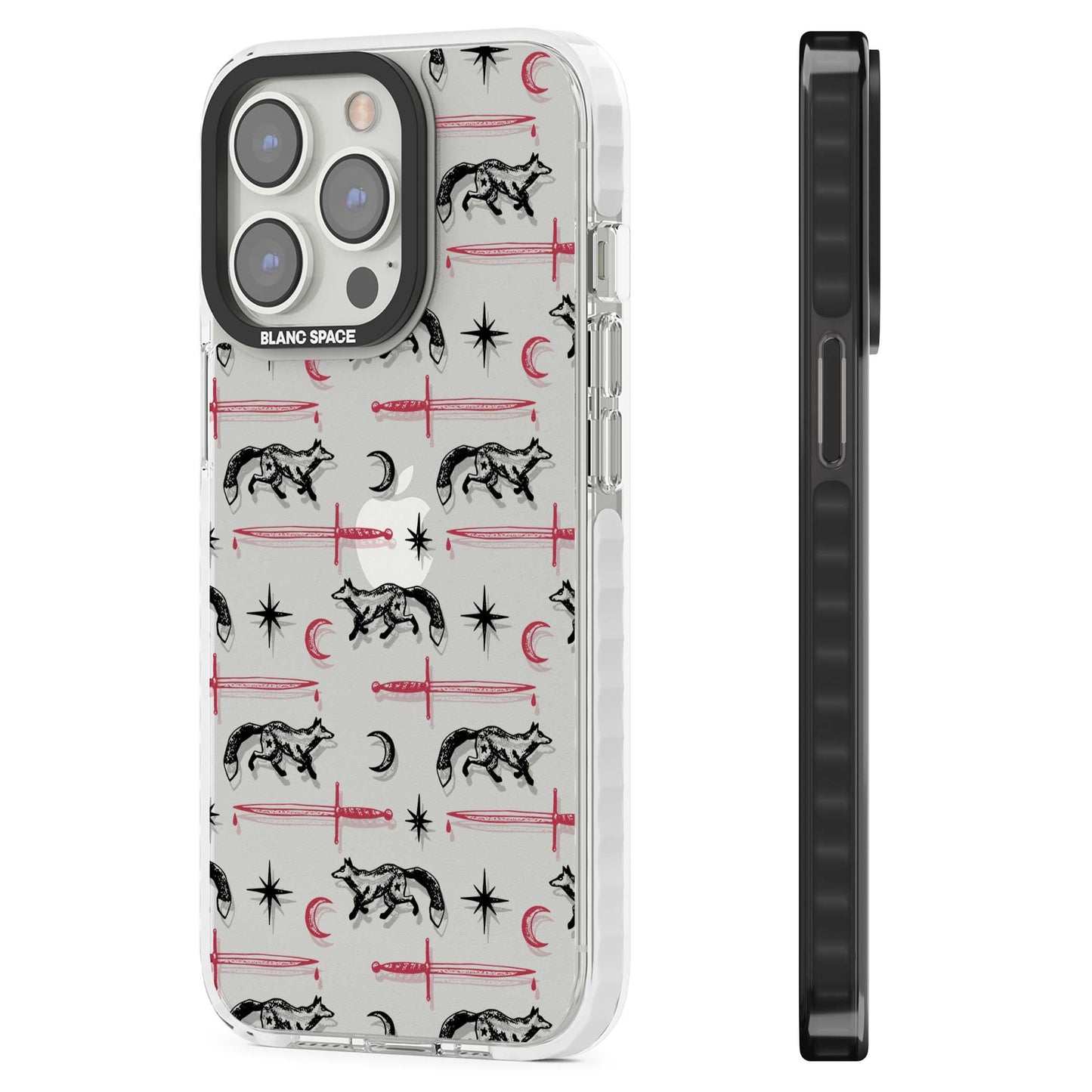 Motif renard et lame