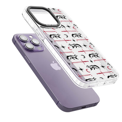 Motif renard et lame