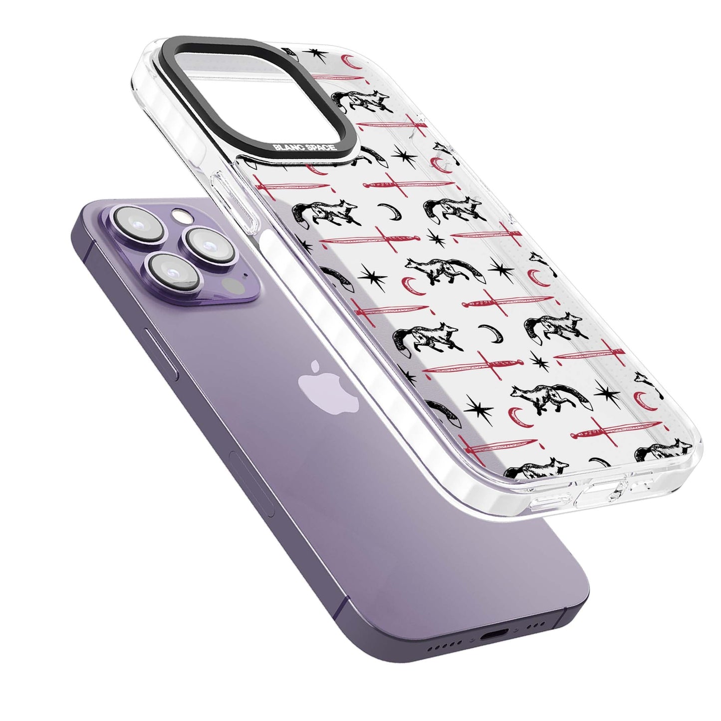 Motif renard et lame