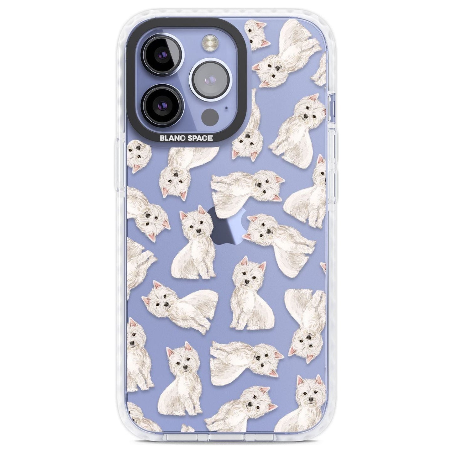 Motif de chien Westie